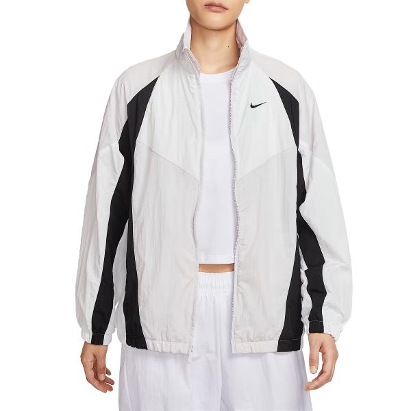 【新品未使用】ホワイト フルジップ ジャケット レディース NIKE ナイキ スポーツウェア オーバーサイズド トラック