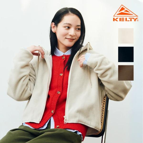 ケルティ レディース フリースパーカー  KELTY パフリースジップパーカー Puff-leece Zip parker 防寒 秋冬 アウトドア KE25212066 KELTY（ケルティ） KELTY Puff-leece Zip parker パフリースジップ