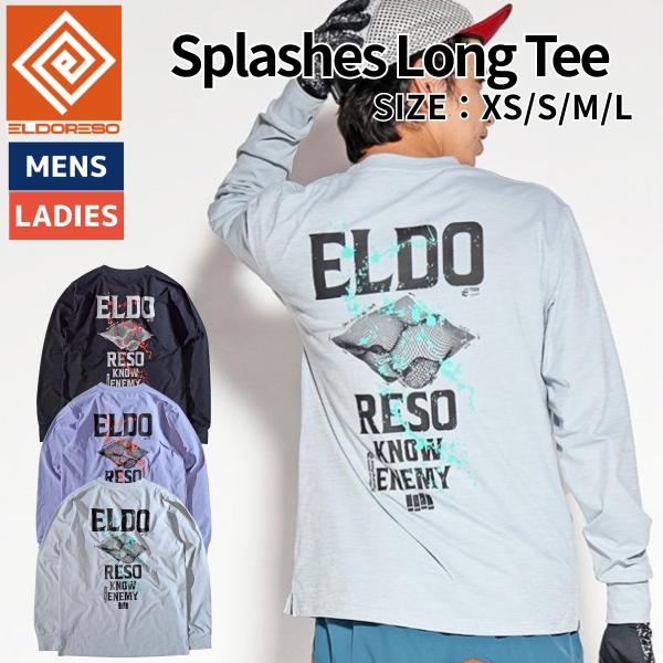 Eldoreso エルドレッソ ロンT M ELDORESO（エルドレッソ） ELDORESO Splashes Long Tee スプラッシズ
