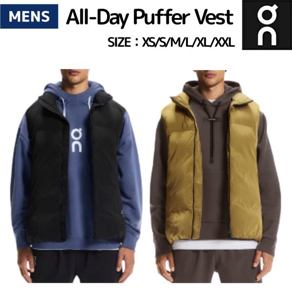 オン On All-Day Puffer Vest オールデイ パファーベスト メンズ 秋 冬 スポーツ トレーニング ウェア ダウン 軽量 1MF30360553 1MF30363850