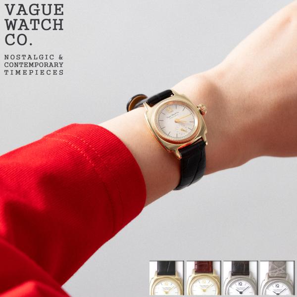 ヴァーグウォッチ VAGUE WATCH Coussin 12 croco レディース 時計 シルバー ゴールド クロコダイル 腕時計 カジュアル オフィス ビジネス