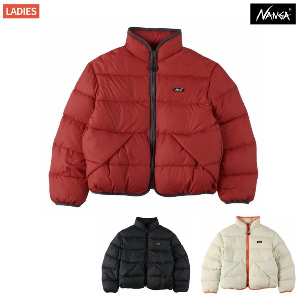 26473　IGNIO メンズ　２way　ダウンジャケト　赤　サイズＬ ナンガ NANGA プレイランド ダウンジャケット PLAYLAND DOWN JACKET W