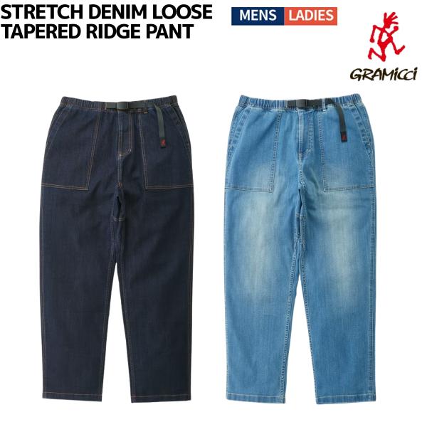 グラミチ GRAMICCI STRETCH DENIM LOOSE TAPERED RIDGE PANT カジュアル パンツ デニム GUP6-SJP00
