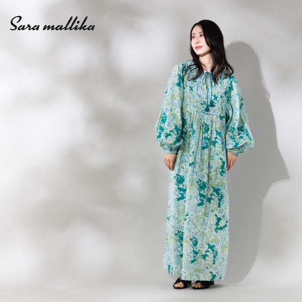 sara mallika（サラ マリカ） コットンボヘミアンフラワープリント