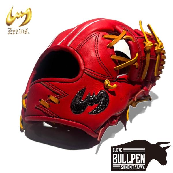 ジームス Zeems 限定 少年軟式用グラブ CJ型 中型 オールラウンド用 ジュニア 少年用 三方親 メーカー湯揉み型付け済み 野球 グローブ 少年野球 20CJN6