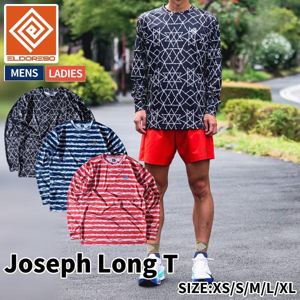 エルドレッソ ELDORESO Joseph Long T メンズ レディース ユニセックス スポーツ トレーニング Tシャツ 長袖 ランニングシャツ タウンユース 吸水 速乾 E1106326