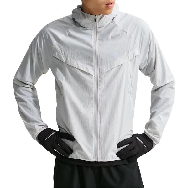 ナイキ NIKE ストライド レペル UV ランニングジャケット メンズ グレー 灰色 スポーツ トレーニング パーカー ジャケット HV4549-097