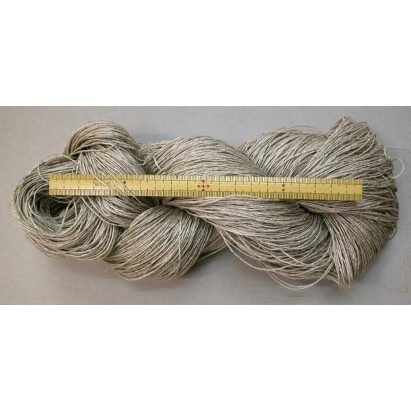 麻糸　苧麻手績み糸3 カセ 絹糸　キビソ1カセ 麻糸 苧麻手績み糸1カセ 絹糸 キビソ1かせ 2カセセット - メルカリ