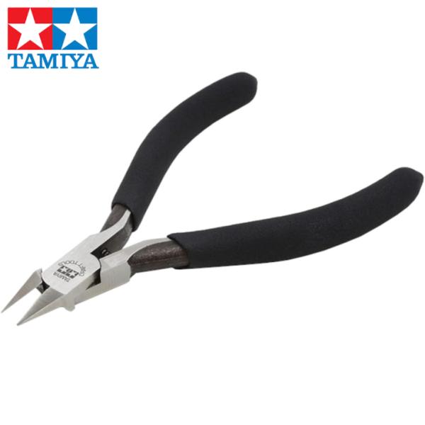 他サイト： タミヤ 先細薄刃ニッパー（ゲートカット用）クラフトツールシリーズ No.123 プラモデル用工具 74123の商品画像