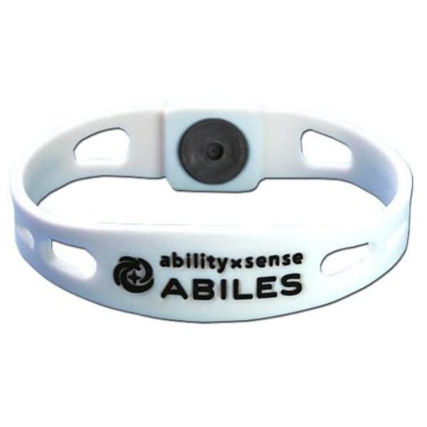 ABILES アビリス PLUS ブレスレット アンクレット ホワイト S (17cm) 440466
