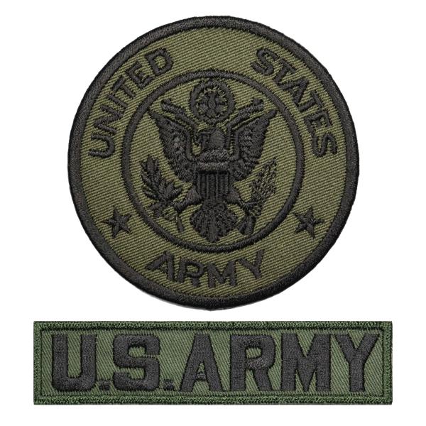 ミリタリーワッペン アメリカ陸軍丸型m Od Armyタブ Od2ｐセット 2p60od ワッペン通販 Wappencook 通販 Yahoo ショッピング