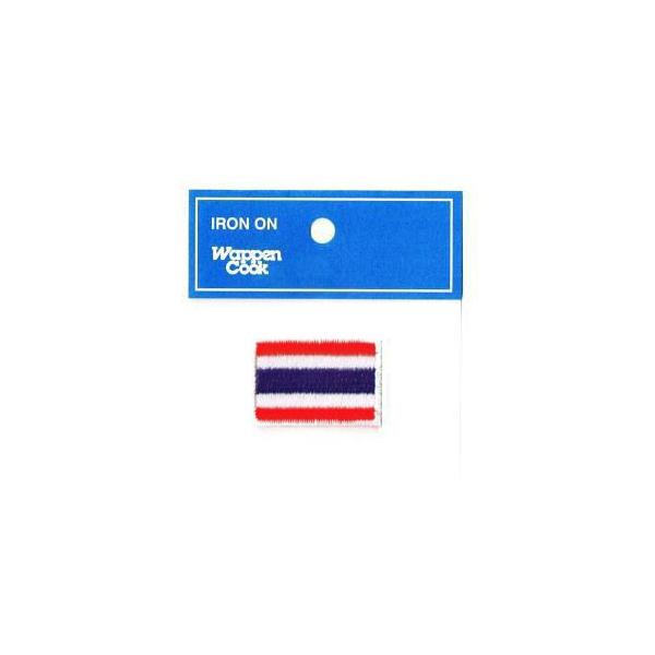 タイ国旗 ワッペン SS アイロン接着