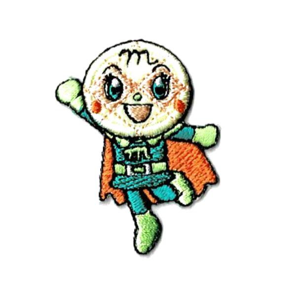 アンパンマン キャラクター 刺繍 ミニ ワッペン シール アップリケ アイロン接着 メロンパンナちゃん