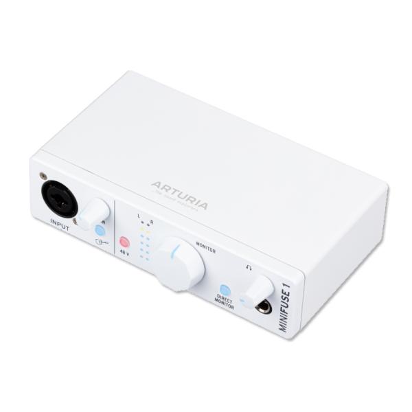 Arturia MINIFUSE 1 WH �z���C�g�@�I�[�f�B�I�C���^�[�t�F�C�X