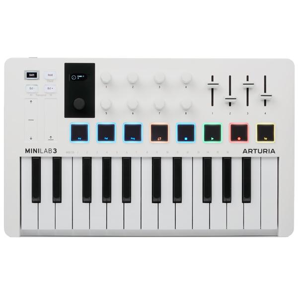 他サイト： Arturia MiniLab 3 WH ホワイト　MIDIコントローラー　【配送区分C】の商品画像