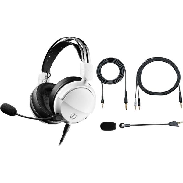 おまけあり　audio−technica ATH-GL3 WHITE オーディオテクニカ ゲーミングヘッドセット ホワイト ATH-GL3