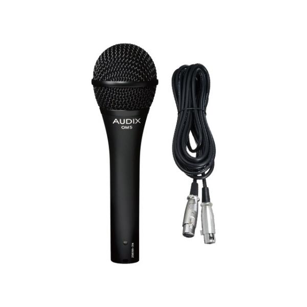 AUDIX OM5 + 5m �}�C�N�P�[�u�� �Z�b�g �������K�i�@�_�C�i�~�b�N�}�C�N