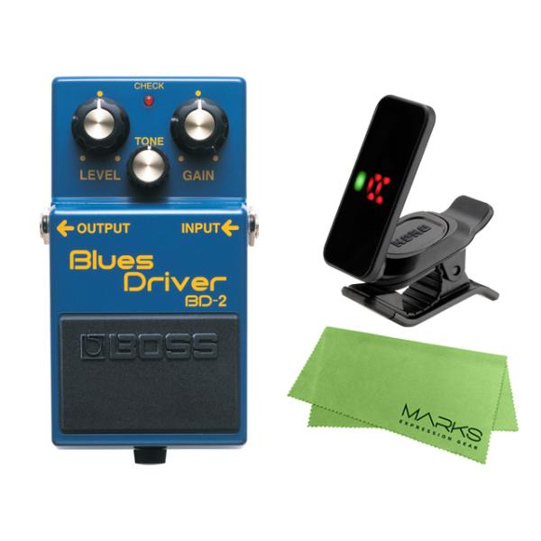 BOSS（ボス） BOSS Blues Driver BD-2 + KORG Pitchclip 2 PC-2 +