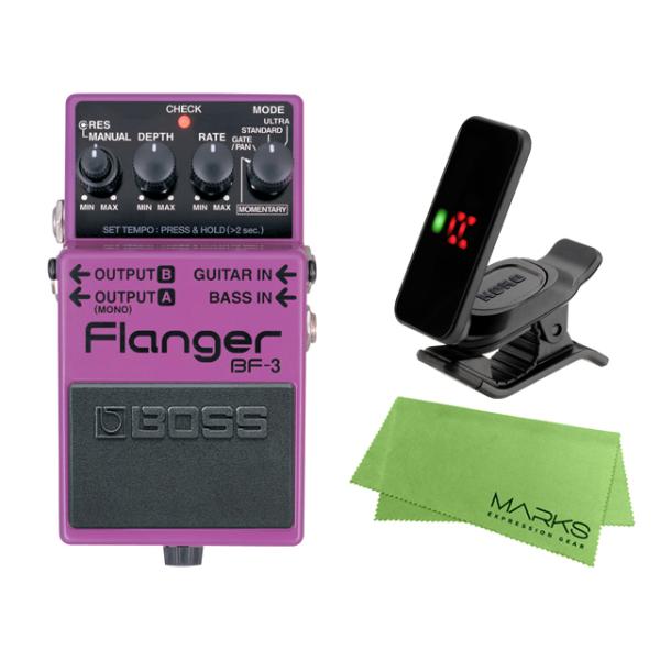 BOSS（ボス） BOSS Flanger BF-3 + KORG Pitchclip 2 PC-2 + マークス