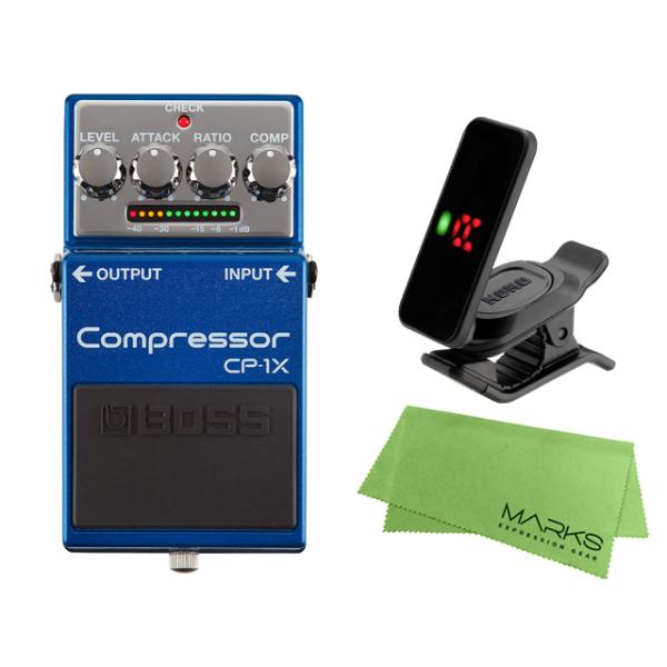 BOSS Compressor エフェクター BOSS（ボス） BOSS Compressor CP-1X + KORG Pitchclip 2 PC-2 +