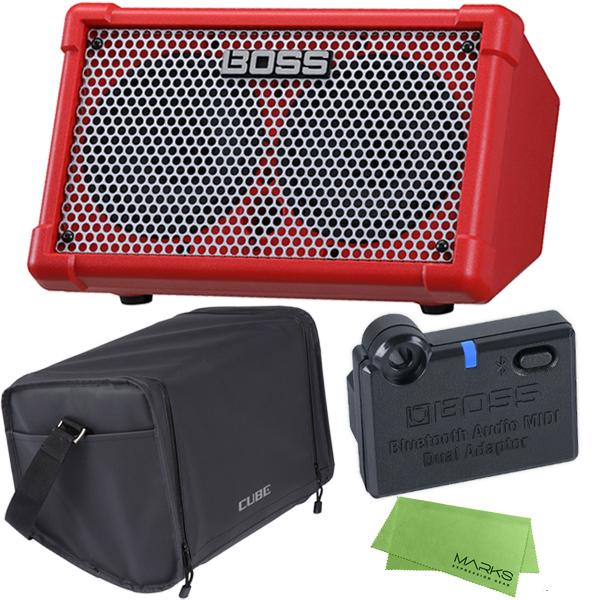 BOSS CUBE STREET II REDmCUBE-ST2-Rn+ LOobO CB-CS1 + BT-DUALZbg Battery-Powered Stereo Amplifier yz敪Ez