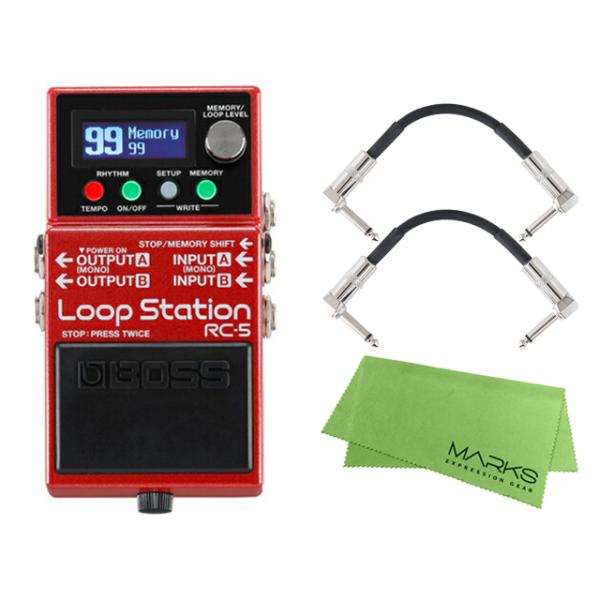 他サイト： BOSS RC-5 Loop Station + モリダイラパッチケーブル2本 セット［マークス・オリジナルクロス付］の商品画像