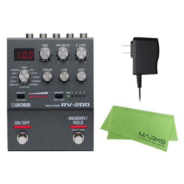 BOSS RV-200,BOSS PSA-100S セット BOSS（楽器、器材） BOSS RV-200 + 純正ACアダプター PSA-100S2