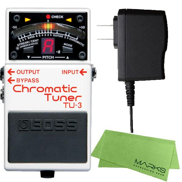 ギター BOSS TU-3w Chromatic Tuner PSA-100S BOSS（ボス） BOSS Chromatic Tuner TU-3+ PSA-100S2 + マークス