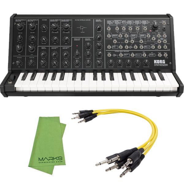 KORG MS-20 mini + MS-CABLE-YL セット シンセサイザー 【配送 KORG MS-20 mini + MS-CABLE-YL セット シンセサイザー 【配送