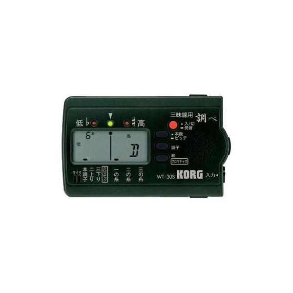 他サイト： KORG 三味線 専用チューナー 調べ WT-30S　&lt;メール便利用&gt;【配送区分YC】の商品画像