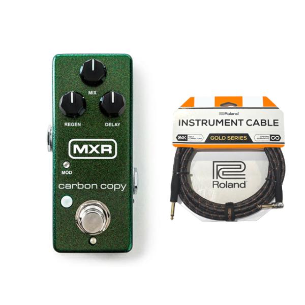 国内正規品 / MXR M299 CARBONCOPY MINI + Rolandケーブル マークス
