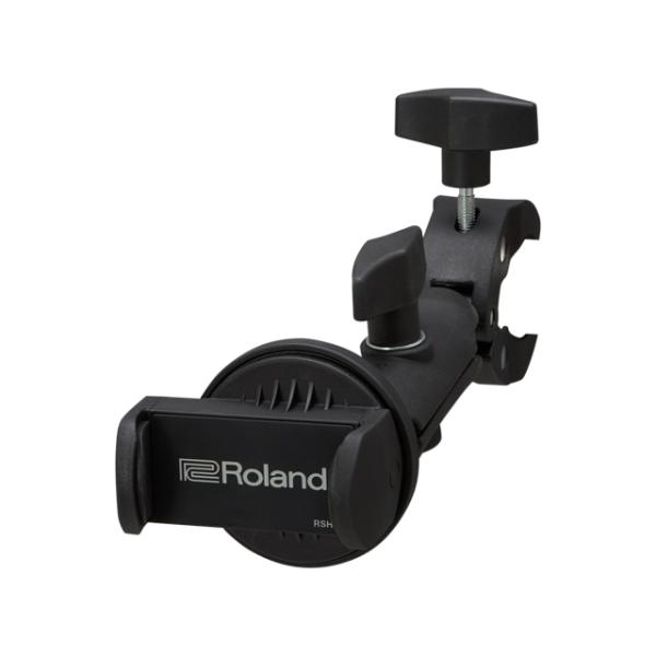 V-Drumsのラック・スタンドへの取り付けに最適なスマートフォン・ホルダー自宅でのドラム練習の際、練習ツールや動画視聴、楽曲再生などで、多くの人がスマートフォンを使っています。『RSH-10』は、そんなスマートフォンを使いながらのドラム演...