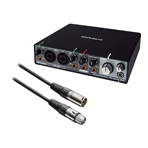 Roland Rubix24 + XLR-XLR ケーブル セット オーディオ