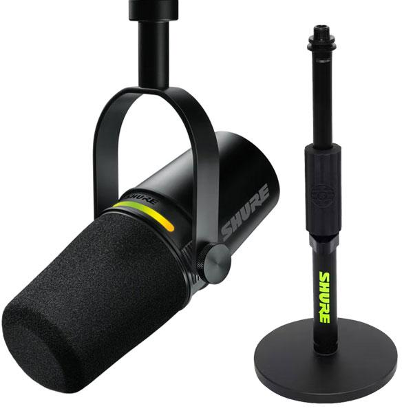 デスクトップスタンド付属キャンペーン］SHURE MV7+-K-J