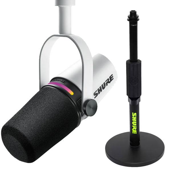 SHURE シュア MV7+ ポッドキャストキット （デスクトップスタンド付属） SHURE シュア MV7+ ポッドキャストキット （デスクトップスタンド付属