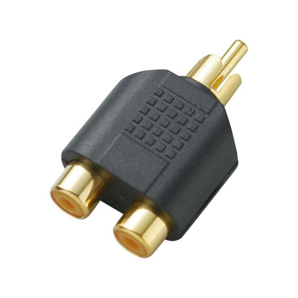 ■在庫あります！■RCA(M)/RCA(F)×2RCAの分配に。【Keywords】TRUE DYNA KC トゥルーダイナ 変換コネクター 変換アダプター TDF319 TDF-319 CC319 CC-319 モノラル RCA ピン メ...