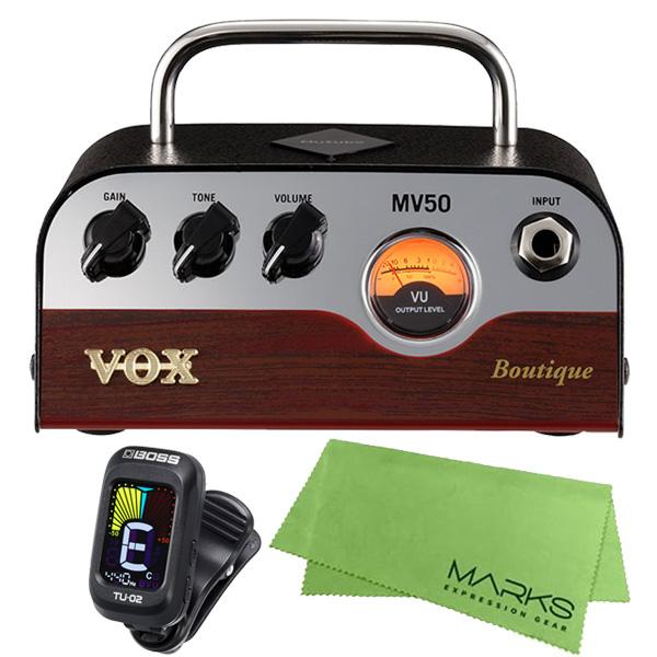 他サイト： VOX MV50 Boutique [MV50-BQ]ギターアンプ + BOSS クリップチューナー TU-02 セット[マークスクロス付]【配送区分B】の商品画像