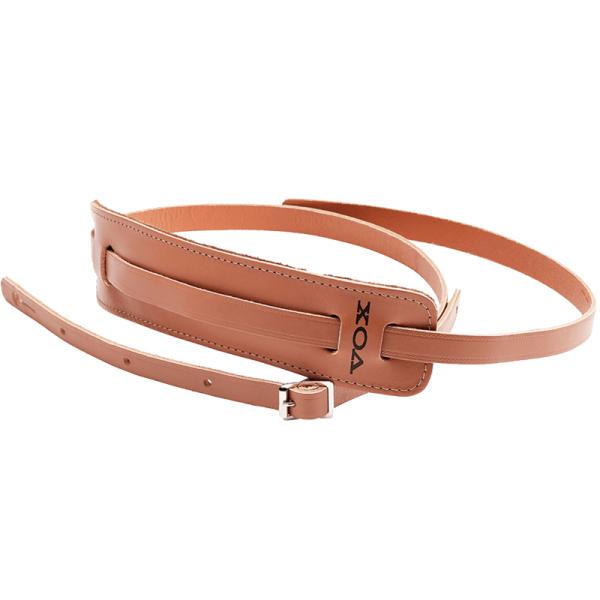 VOX ヴォックス 60's VINTAGE STRAP MM25-NAT ナチュラル  ギターストラップ レザー 革