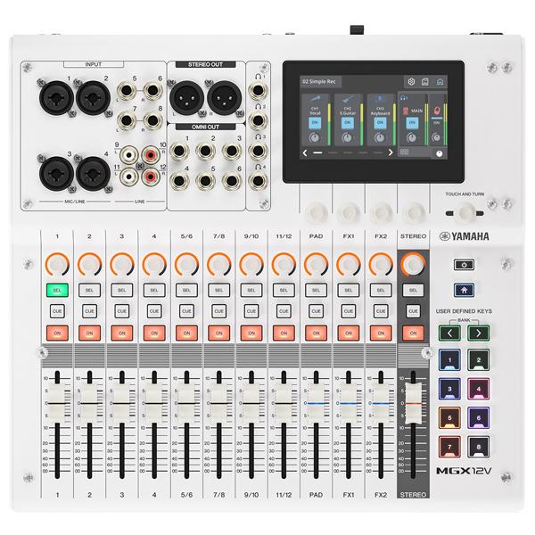 YAMAHA MGX12V W ホワイト コンパクトデジタルミキシングコンソール