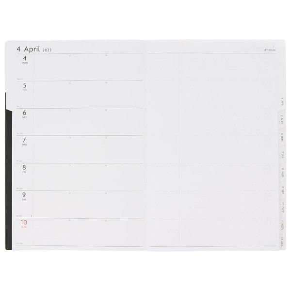 春早割 直営店限定 手帳 22 スケジュール帳 12月始まり 週間レフト B6変型 リフィル Edit Aynaelda Com