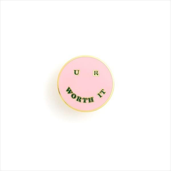 バン ドー ピンバッジ エナメルピン U R Worth It Ban Do Bando バンドー バンドゥ Ban Pi03 I Online Mark S 通販 Yahoo ショッピング