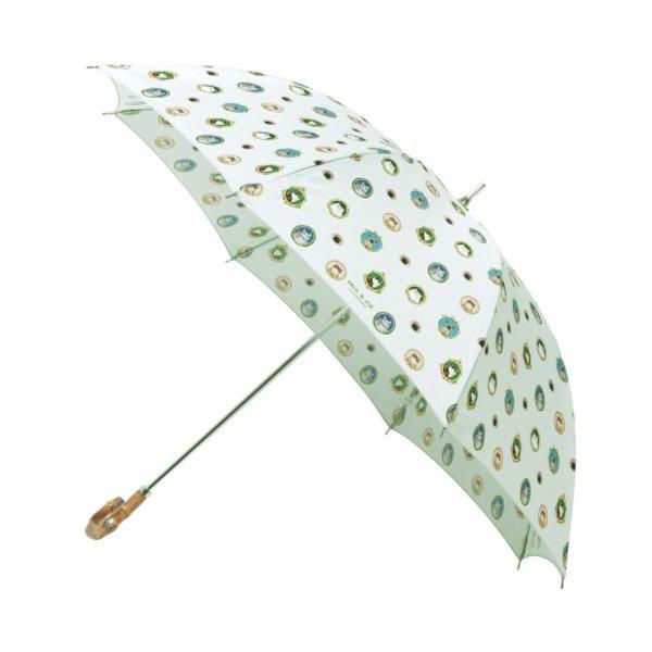 ポール ＆ ジョーアクセソワ 長傘 ＜キャッツ・カメオ・ライトグレー＞傘袋 レイングッズ 日傘 雨傘 ねこ ネコ 猫