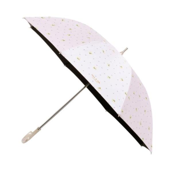 ポール ＆ ジョーアクセソワ 遮光長傘 ＜ジプシー・ライトパープル＞傘袋 レイングッズ 日傘 雨傘 ねこ ネコ 猫