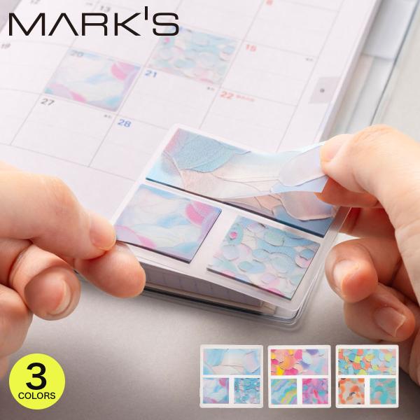新進気鋭の画家・岡村芳樹さんとコラボレーションした文具＆雑貨コレクション。透明感ある素材で、岡村芳樹さんの作品が映えるトレーシングペーパー付せん。3種類の異なるデザインの付せんがセットになっています。手帳やノートに貼ってページをデコレーショ...