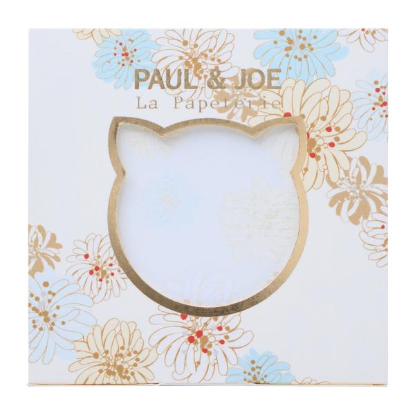 フランスのブランドならではのシックな雰囲気と、どこか懐かしいデザインで私たちを癒してくれる「ポール ＆ ジョー」の、猫型の窓付きデザインがかわいらしい付せん。ブランドの人気アイコンの「クリザンテーム」をあしらったデザインです。中面はキュート...