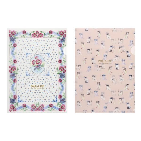 ポールアンドジョー クリアファイル A4 2柄セット スカーフ モチーフ ガッティ サングラス ネコ ねこ 猫 ポール ジョー ラ パペトリー マークス Paj Fil3 01 Online Mark S 通販 Yahoo ショッピング