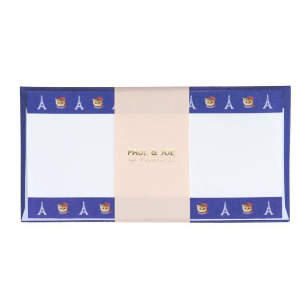 フランスのブランドならではのシックな雰囲気と、どこか懐かしいデザインで私たちを癒してくれる「ポール ＆ ジョー」のレターセット。フランス・パリを連想させるエッフェル塔やベレー帽を被った子猫のヌネット柄がトリコロールカラーでまとまったおしゃれ...