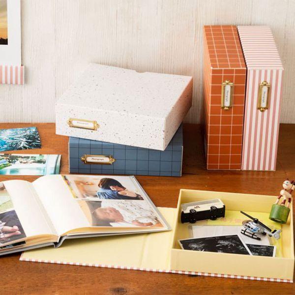 ボックス付きアルバム 写真 収納 箱 マークス Phb Al01 Online Mark S 通販 Yahoo ショッピング