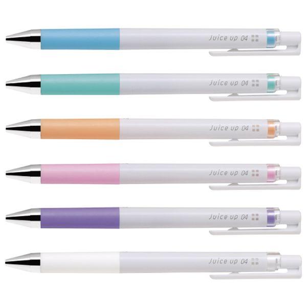 ジュースアップ 超極細0.4 パステルカラー ゲルボールペン 0.4mm 日本製 ブルー グリーン オレンジ ピンク バイオレット ホワイト パイロット PILOT