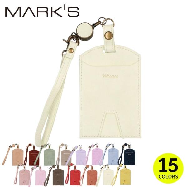 MARK'S 【50％OFF】定期入れ パスケース リール付き レディース